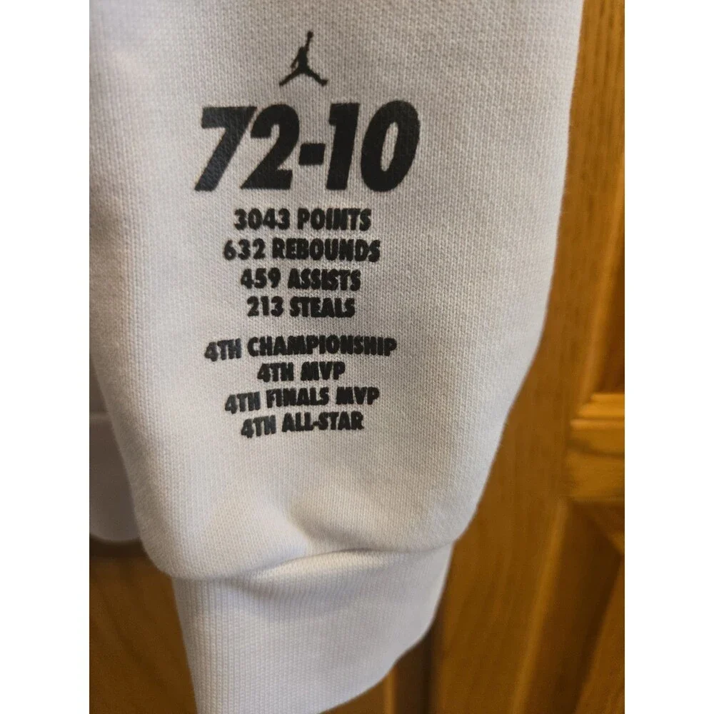 Air Jordan Legacy AJ11 Jumpman Space Jam Hoodie Deadstock Colorblock Mens Ptp 21